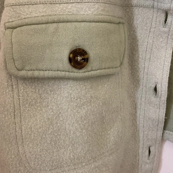 PacSun sage green cropped jacket - Picture 3 of 4